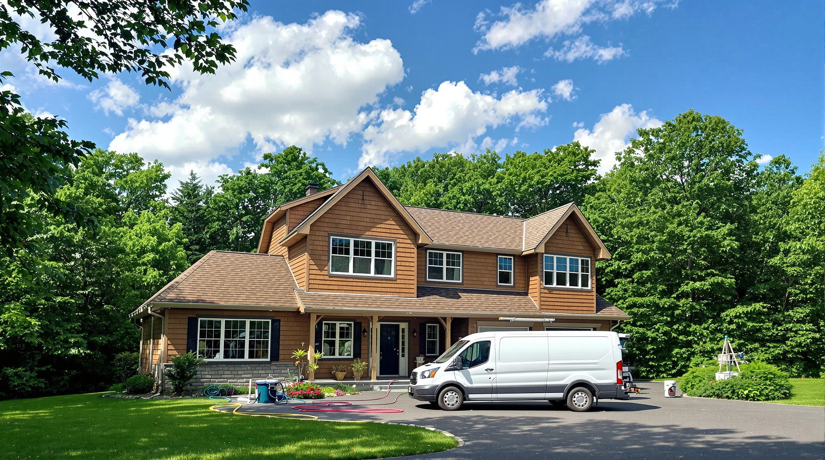 Franklin Air Duct Cleaning air duct cleaning crew working in Bellingham, MA