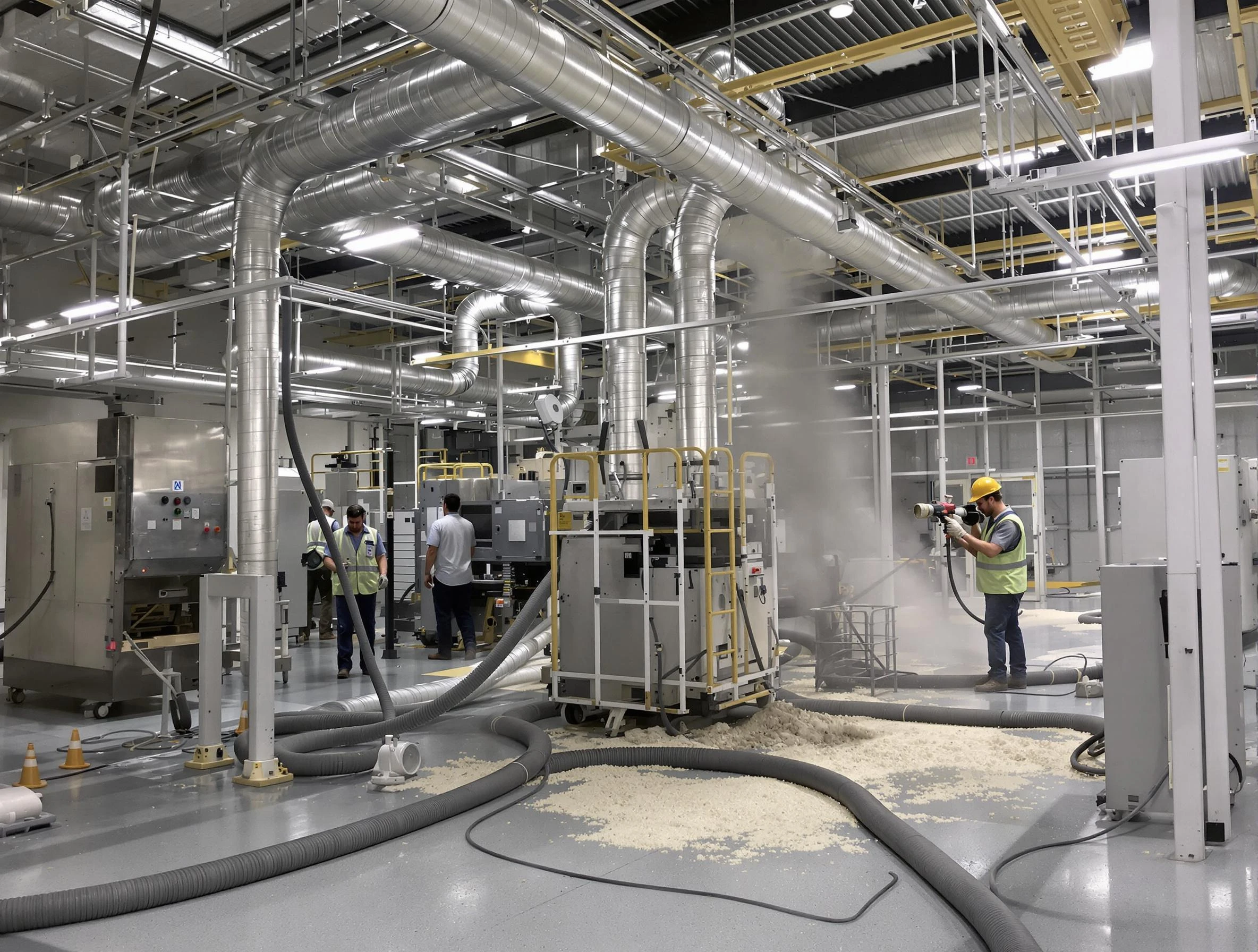 Heavy-duty industrial duct cleaning by Franklin Air Duct Cleaning in Franklin